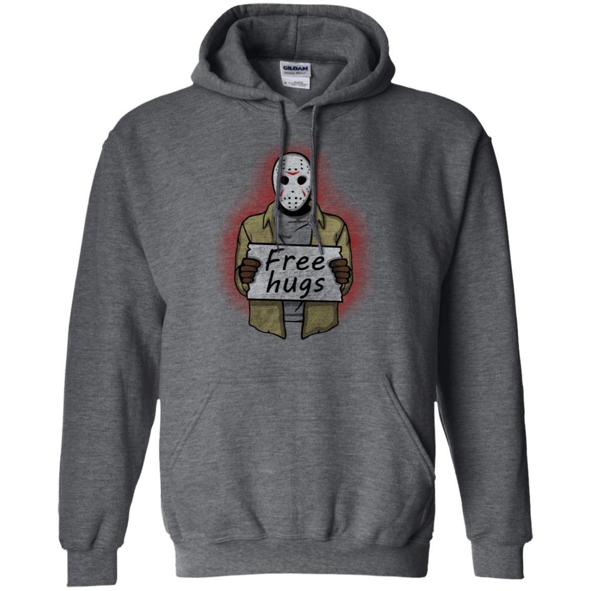 Sweatshirts Dark Heather / S Free Hugs Jason Pullover Hoodie
