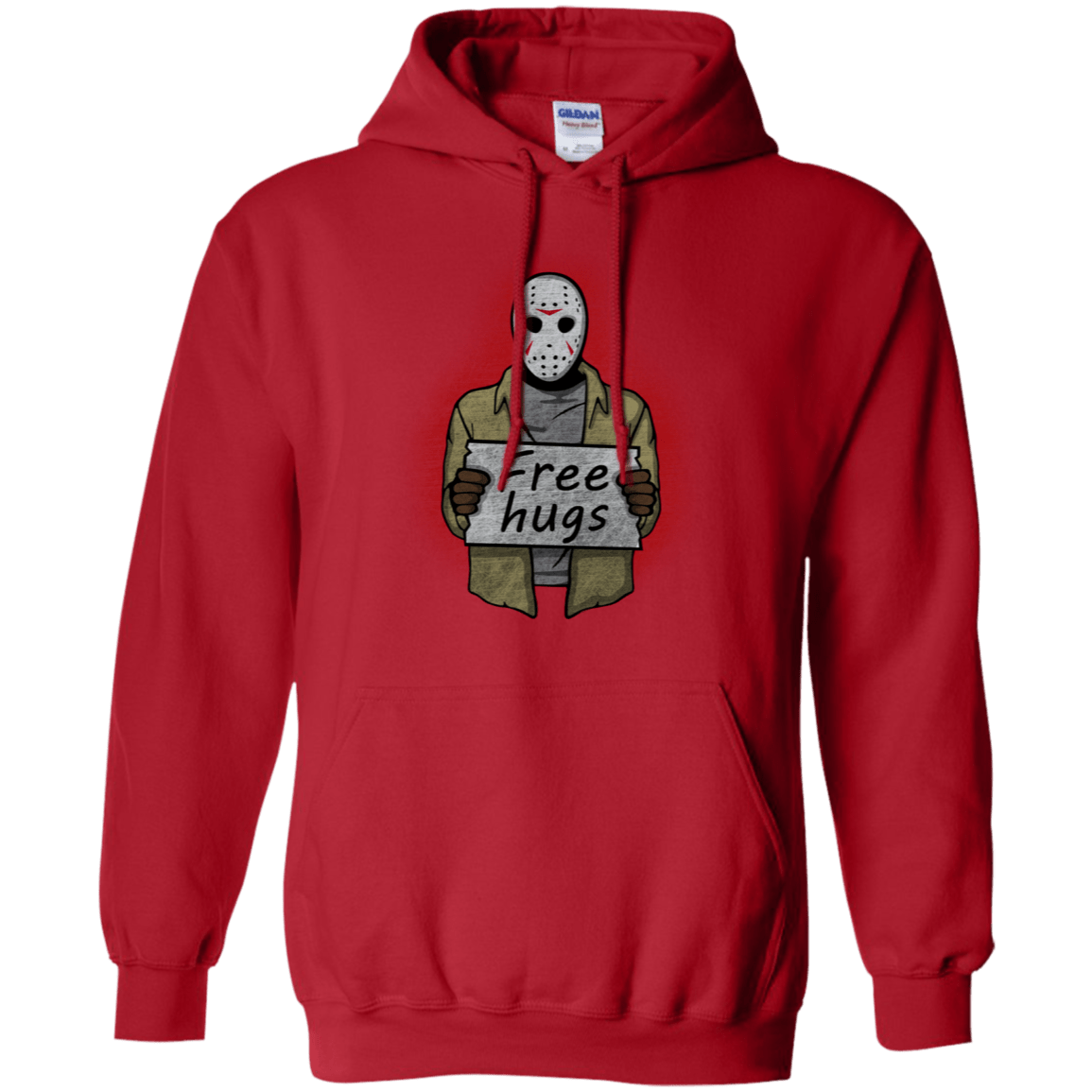 Sweatshirts Red / S Free Hugs Jason Pullover Hoodie