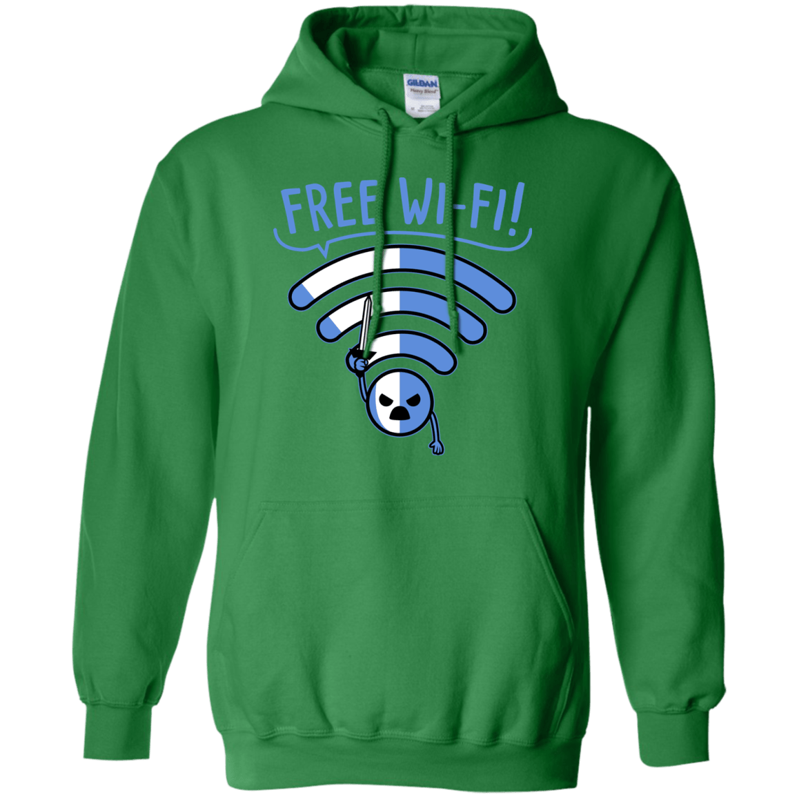 Sweatshirts Irish Green / S Free Wi-Fi! Pullover Hoodie