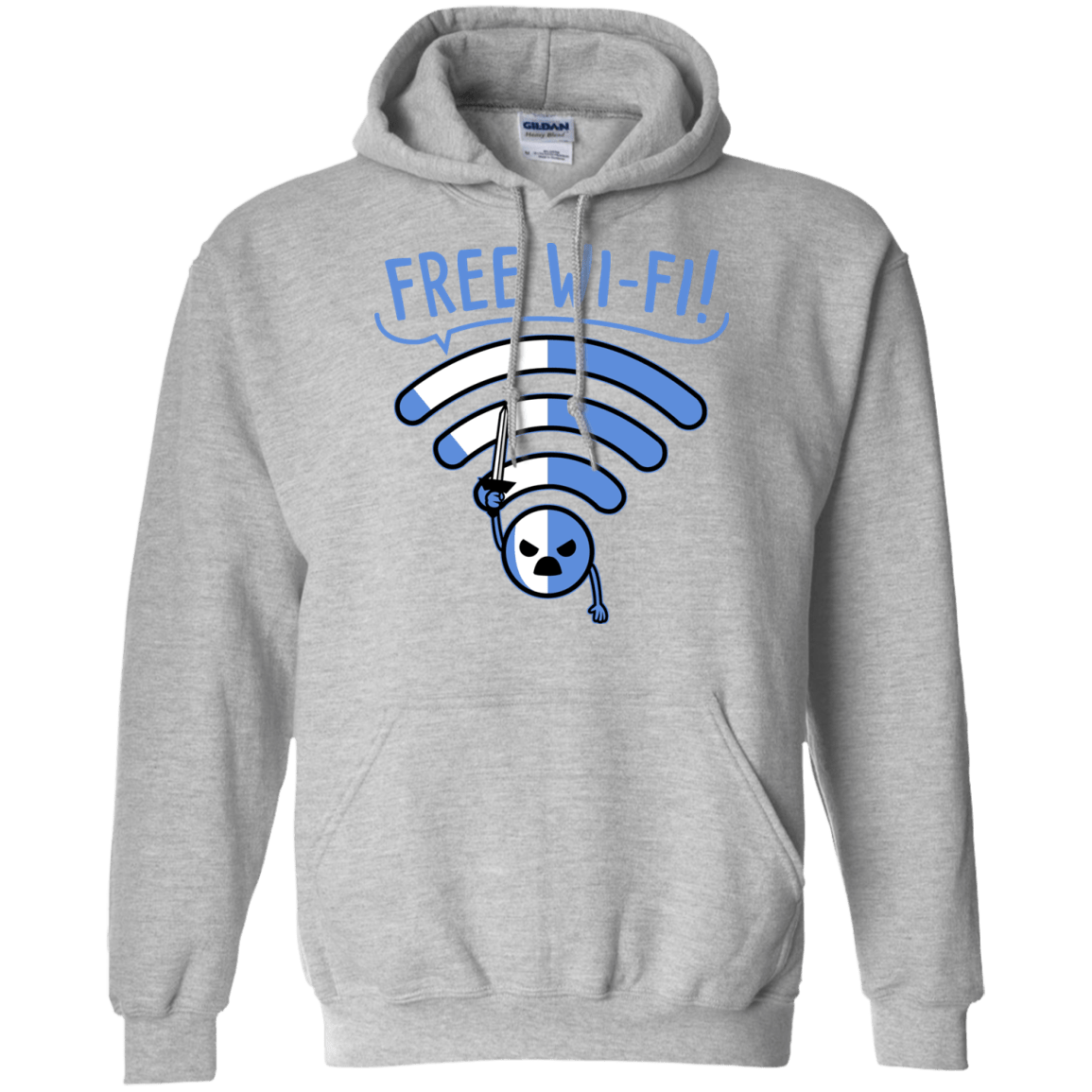 Sweatshirts Sport Grey / S Free Wi-Fi! Pullover Hoodie
