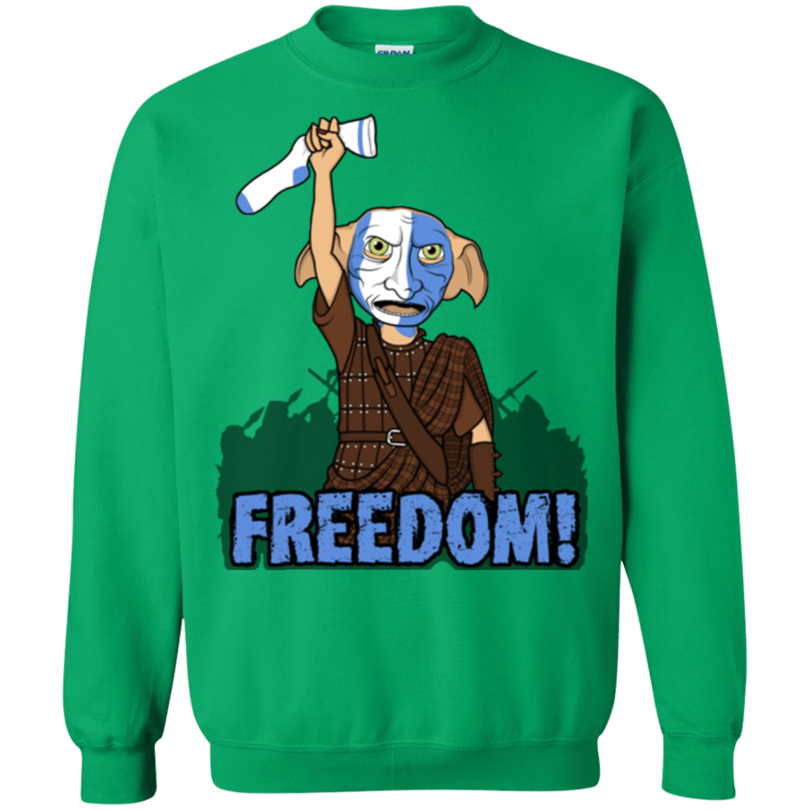 Sweatshirts Irish Green / Small Freedom Crewneck Sweatshirt