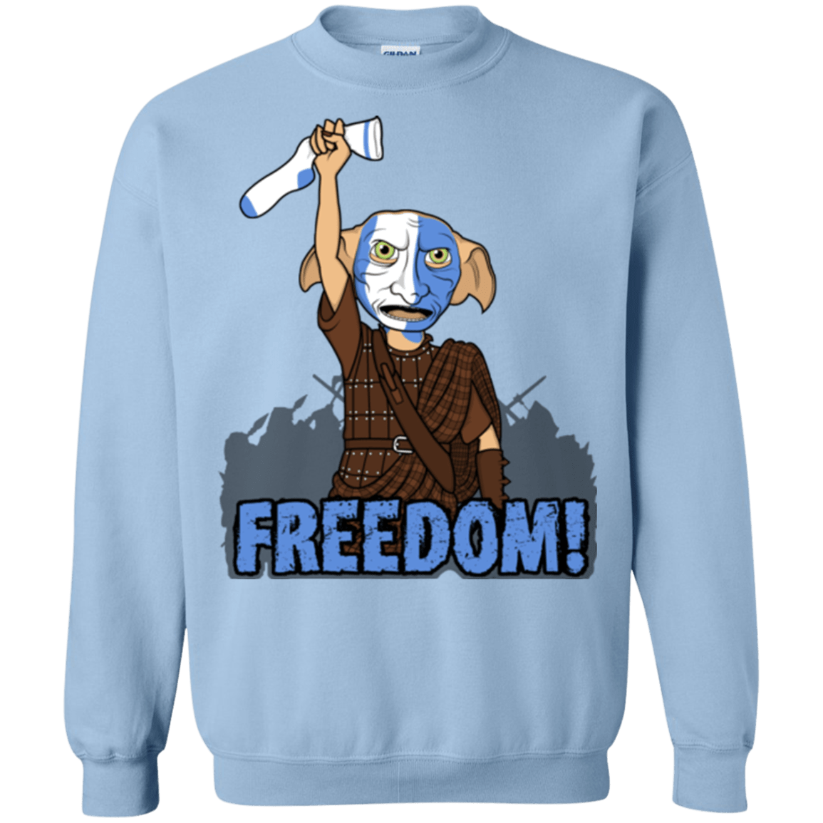 Sweatshirts Light Blue / Small Freedom Crewneck Sweatshirt