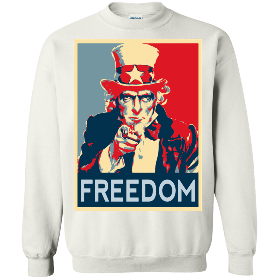Sweatshirts White / S Freedom Crewneck Sweatshirt