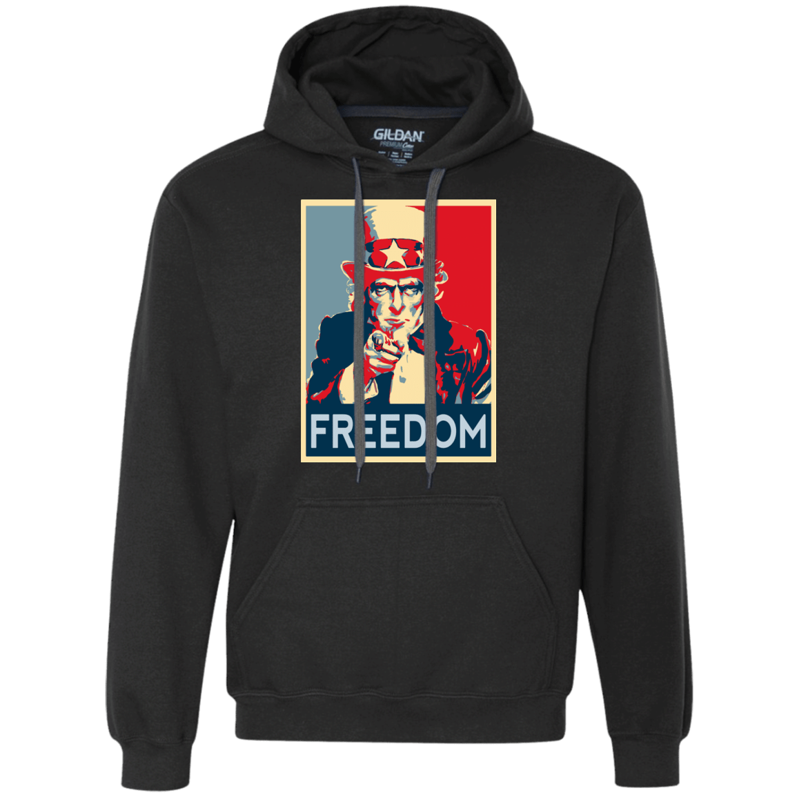 Sweatshirts Black / S Freedom Premium Fleece Hoodie