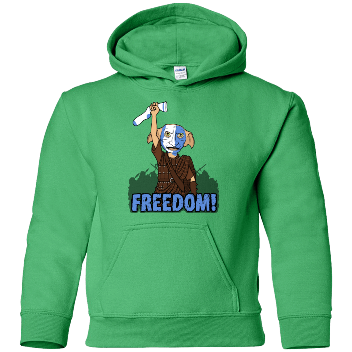 Sweatshirts Irish Green / YS Freedom Youth Hoodie
