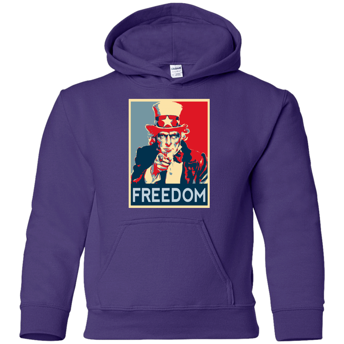 Sweatshirts Purple / YS Freedom Youth Hoodie