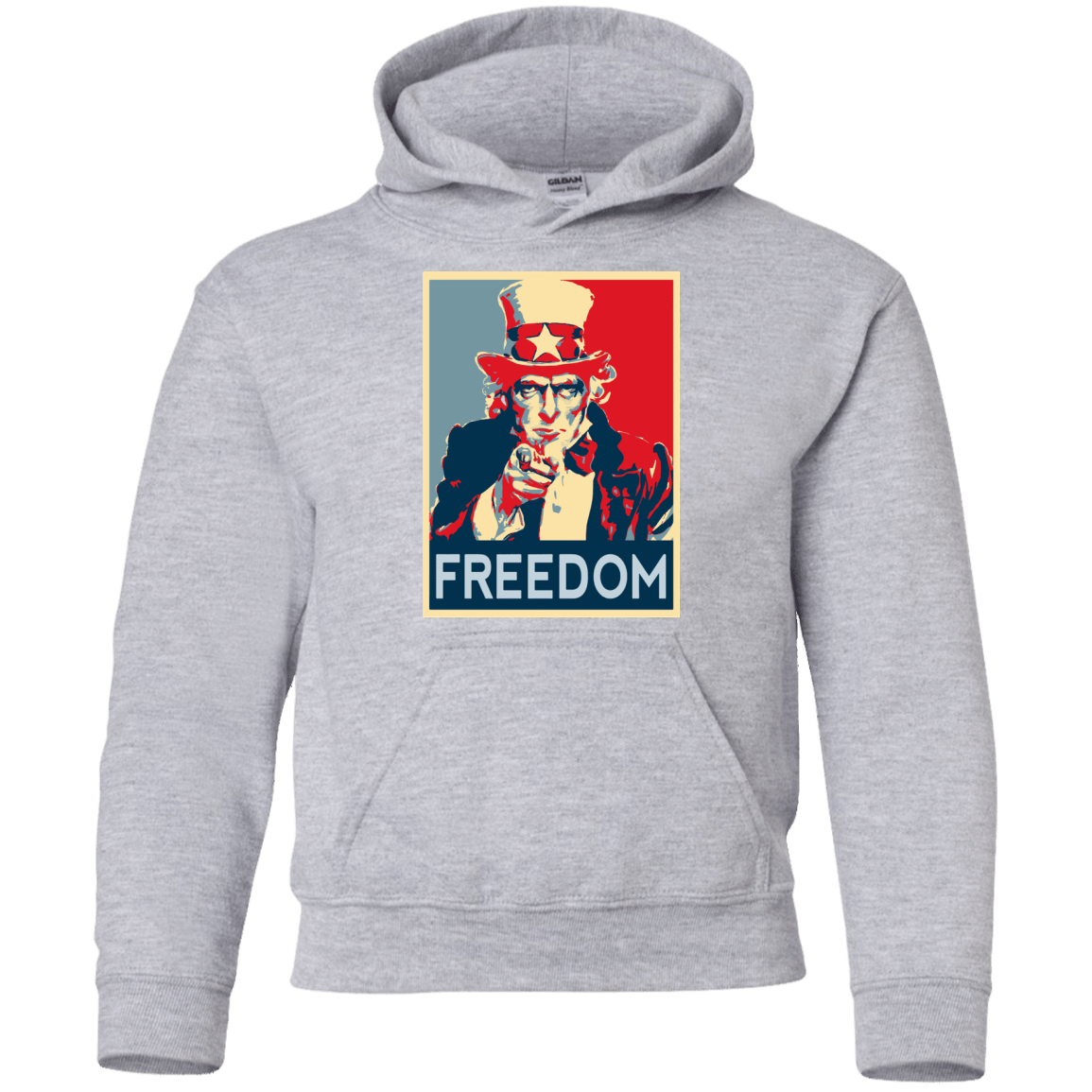 Sweatshirts Sport Grey / YS Freedom Youth Hoodie