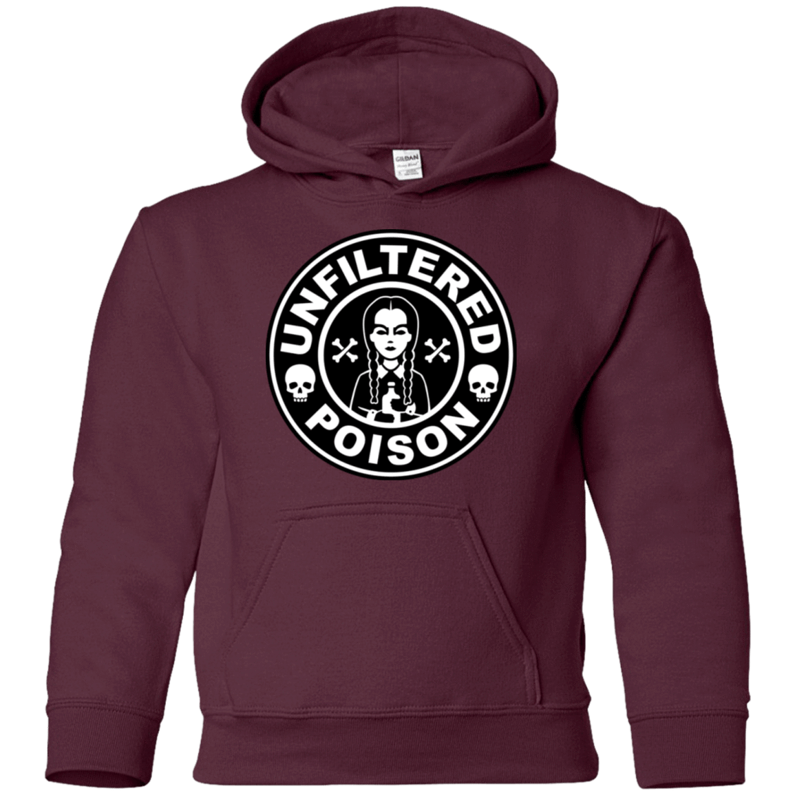 Sweatshirts Maroon / YS Freshly Brewed Poison Youth Hoodie