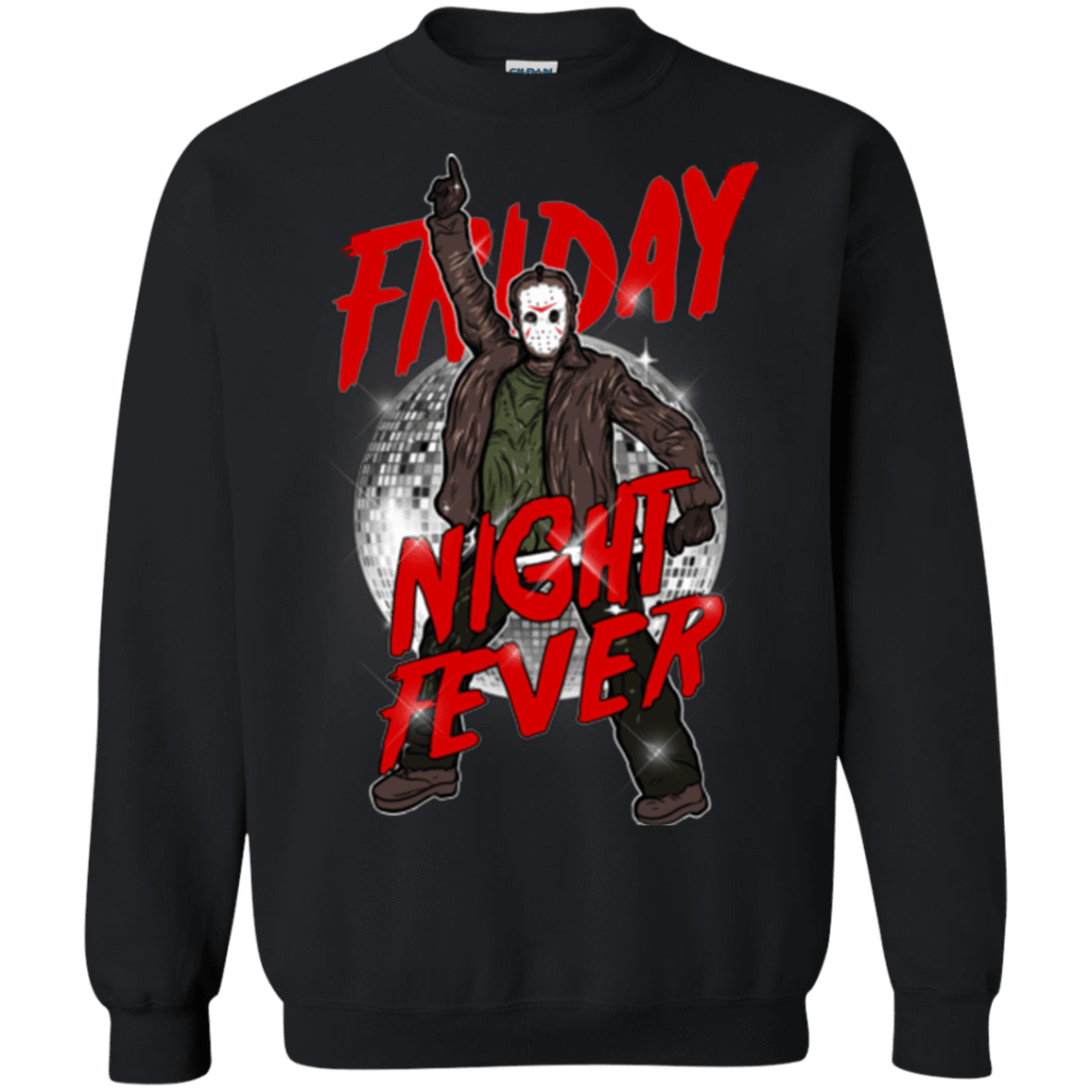 Sweatshirts Black / Small Friday Night Fever Crewneck Sweatshirt