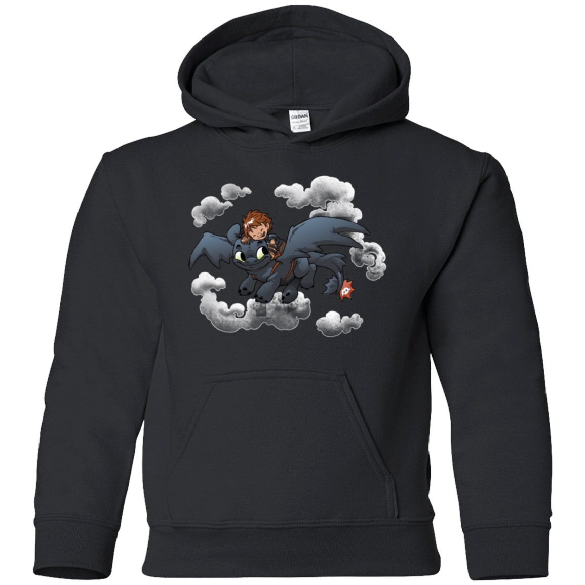 Sweatshirts Black / YS Friendly Flight Youth Hoodie