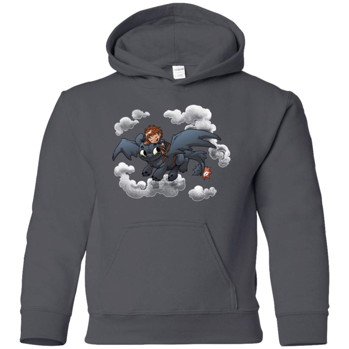 Sweatshirts Charcoal / YS Friendly Flight Youth Hoodie