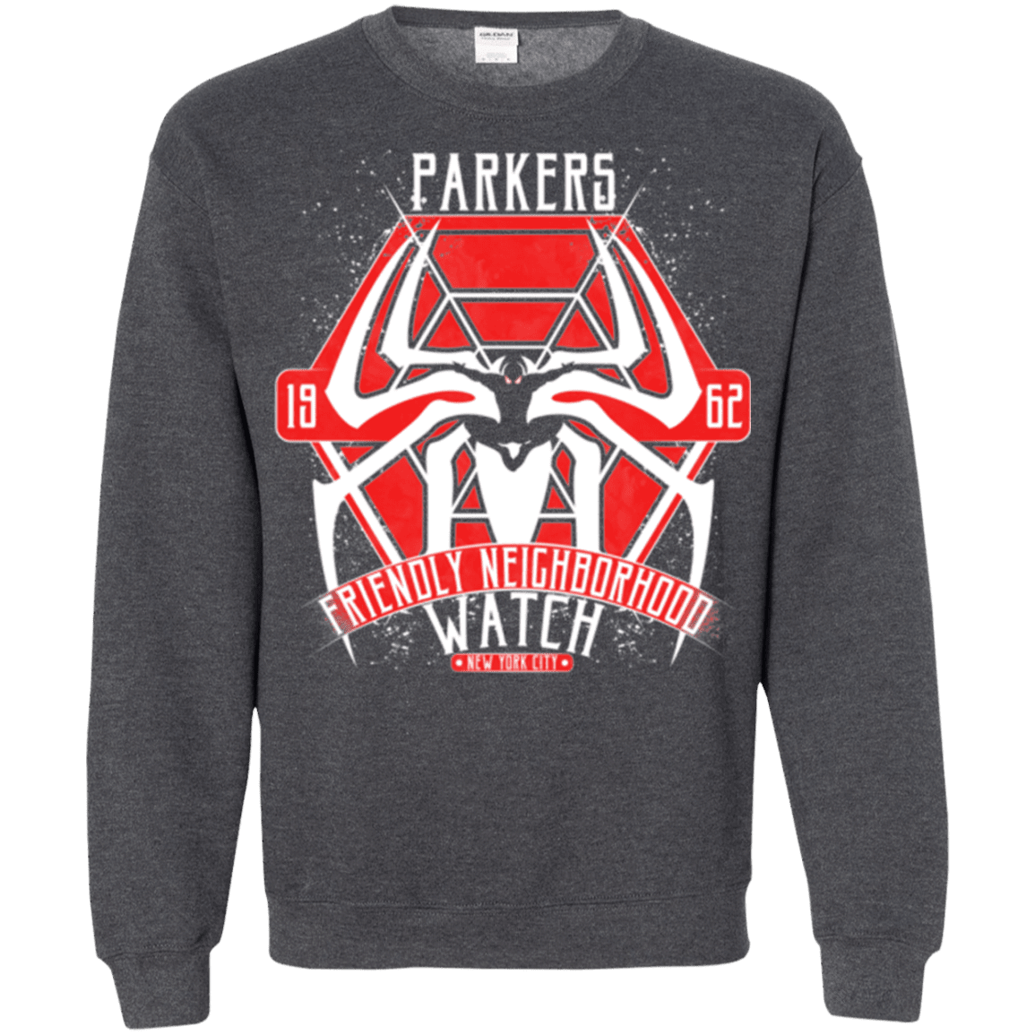 Sweatshirts Dark Heather / Small Friendly Neighborhood Watch Crewneck Sweatshirt