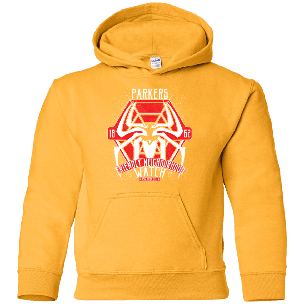 Sweatshirts Gold / YS Friendly Neighborhood Watch Youth Hoodie