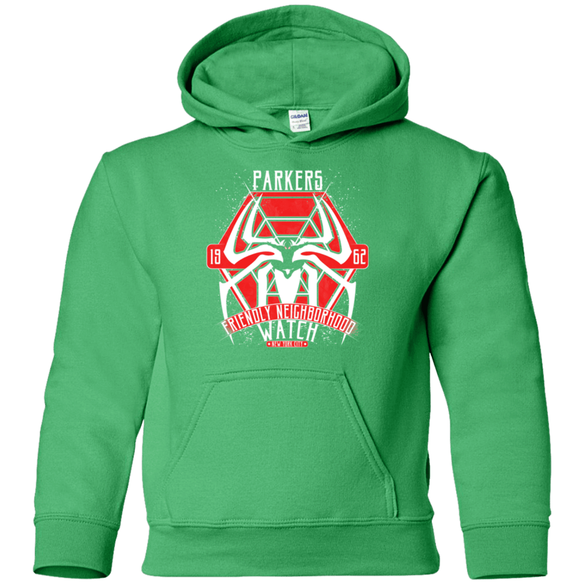 Sweatshirts Irish Green / YS Friendly Neighborhood Watch Youth Hoodie