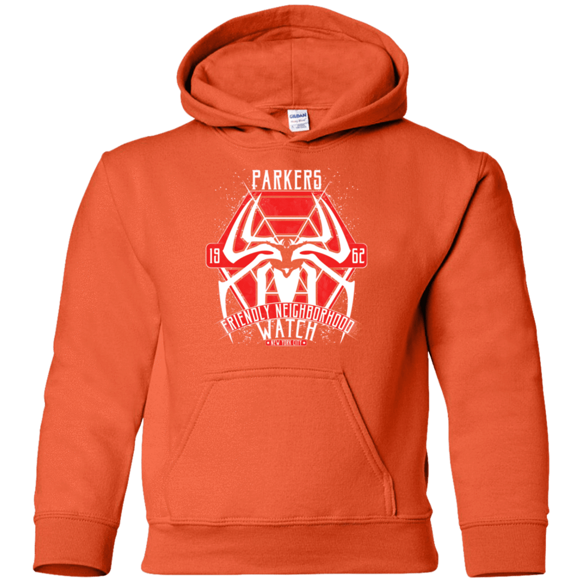 Sweatshirts Orange / YS Friendly Neighborhood Watch Youth Hoodie