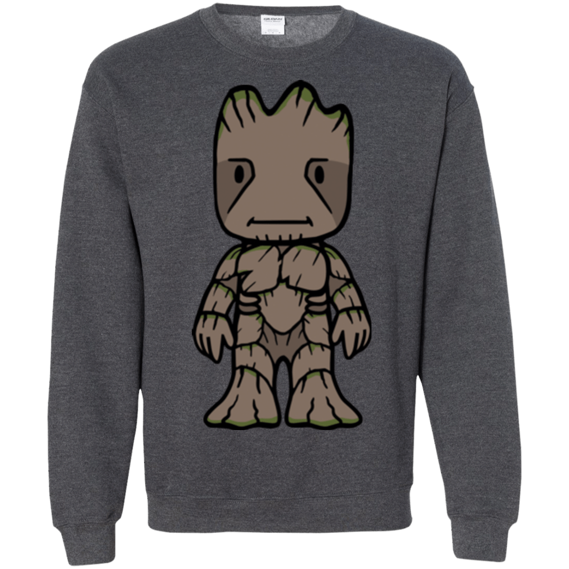 Sweatshirts Dark Heather / Small Friendly Tree Crewneck Sweatshirt