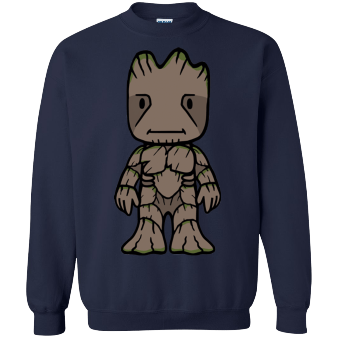 Sweatshirts Navy / Small Friendly Tree Crewneck Sweatshirt