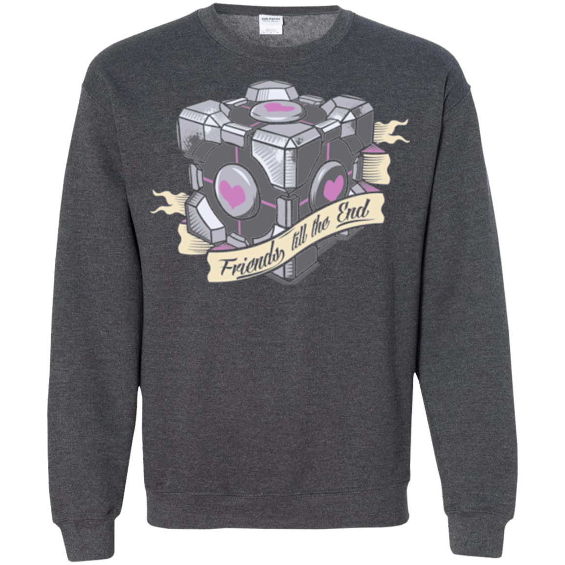 Sweatshirts Dark Heather / Small Friends till the End Crewneck Sweatshirt