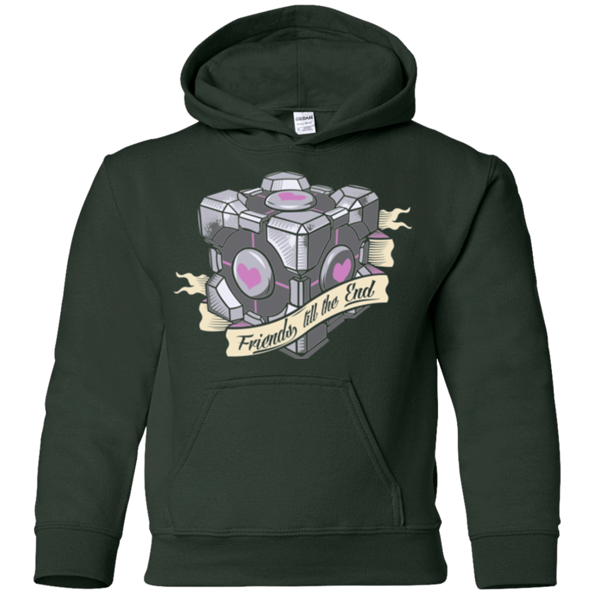 Sweatshirts Forest Green / YS Friends till the End Youth Hoodie