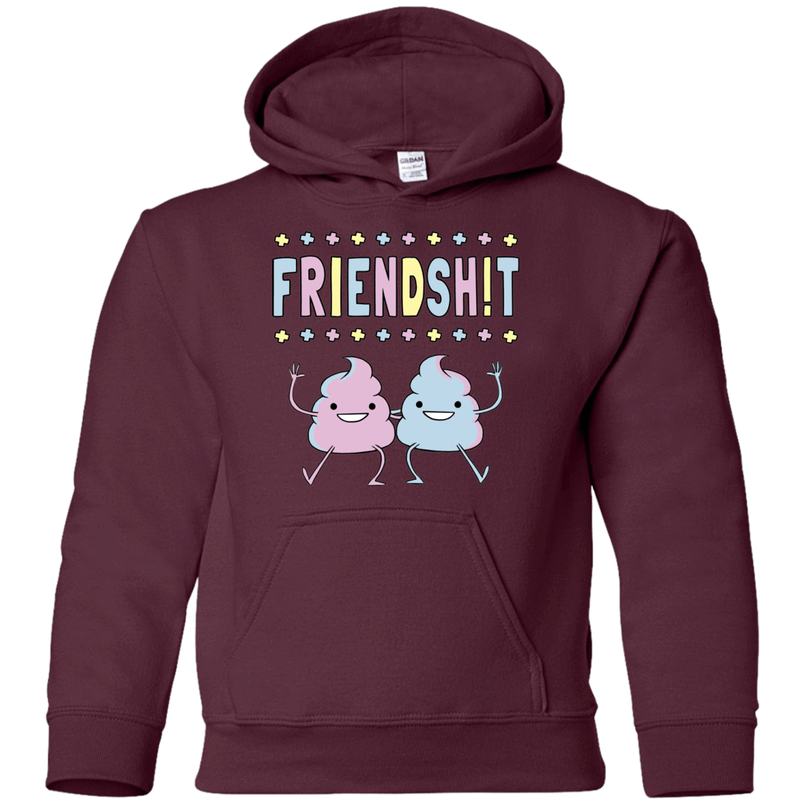 Sweatshirts Maroon / YS Friendsh!t Youth Hoodie