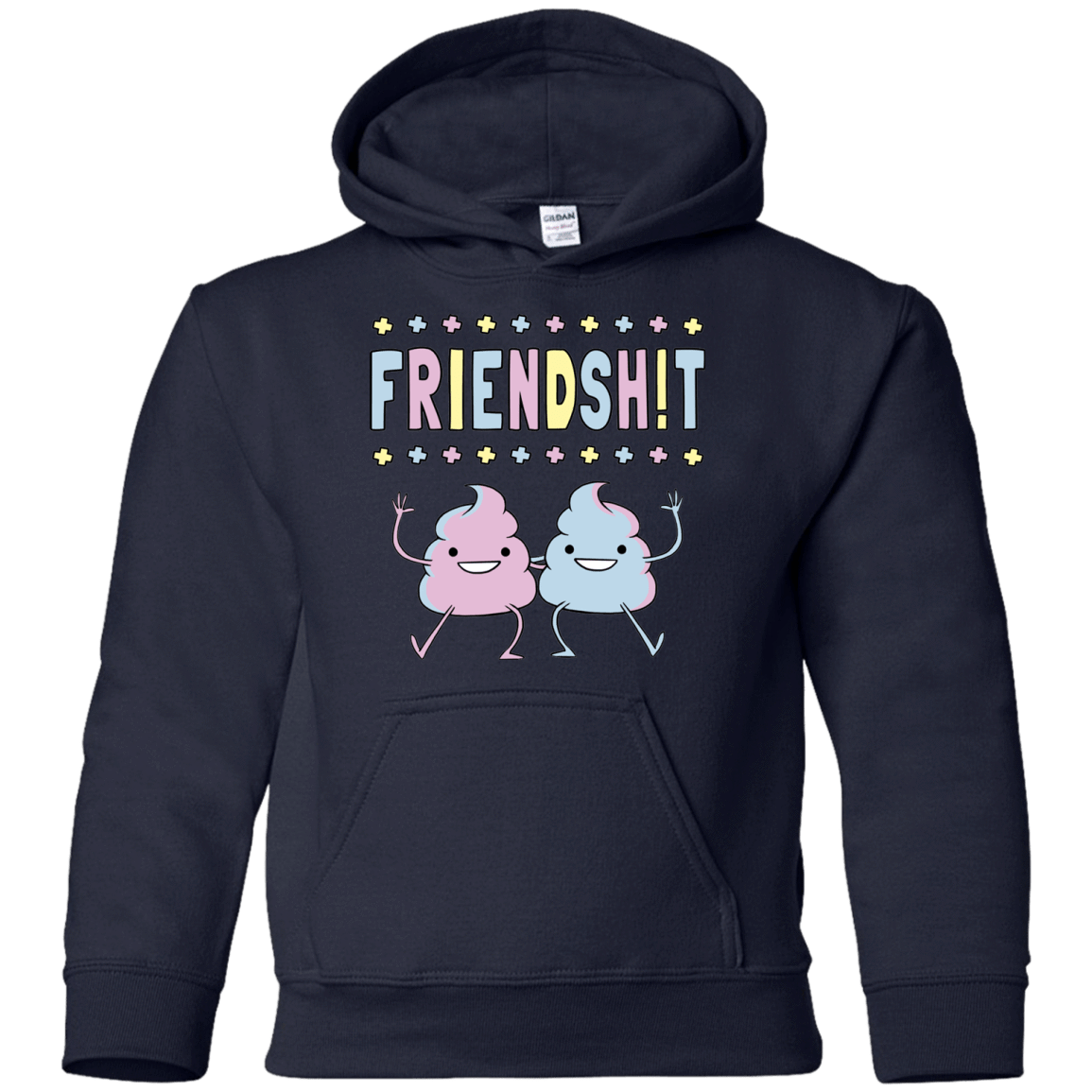 Sweatshirts Navy / YS Friendsh!t Youth Hoodie