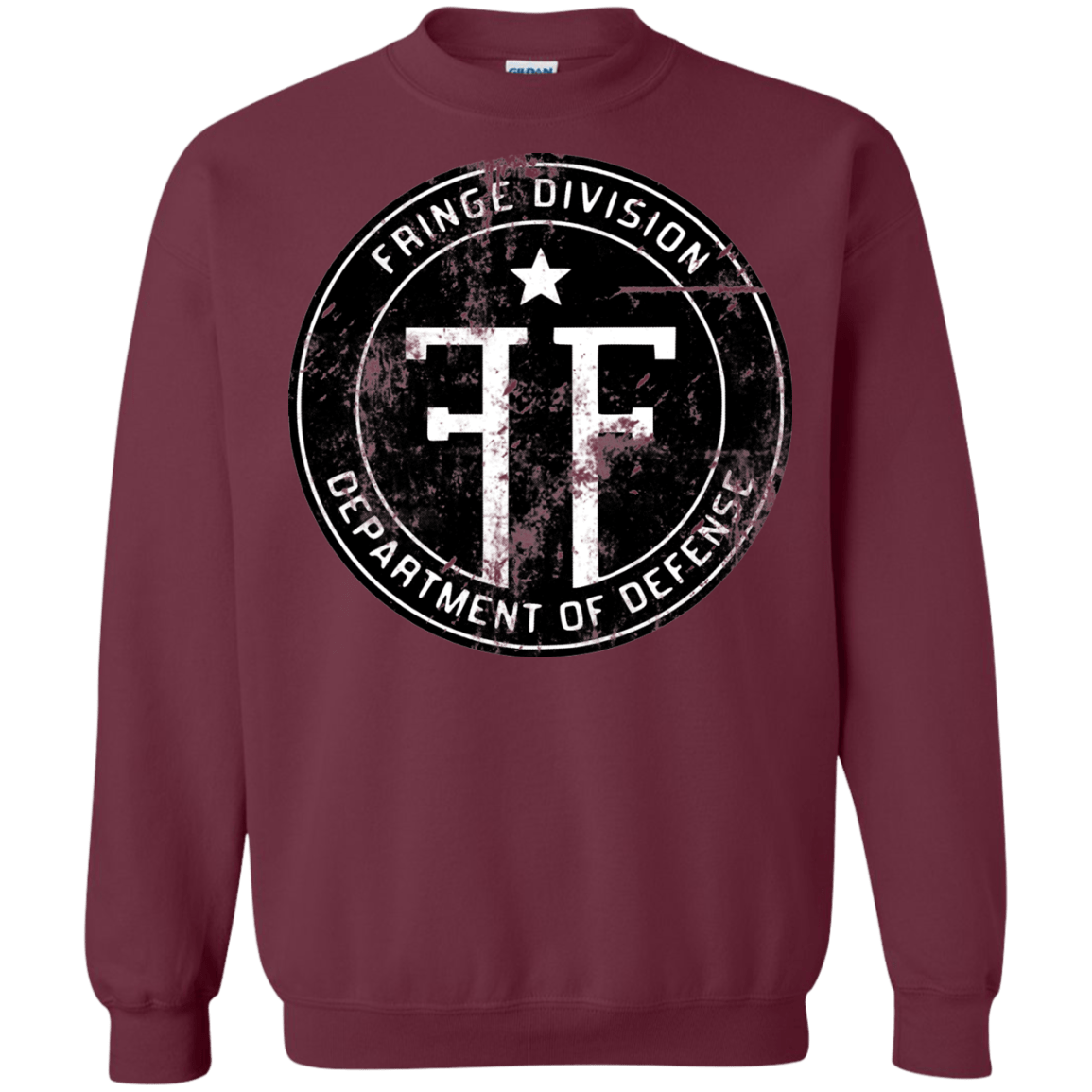 Sweatshirts Maroon / Small Fringe Logo Vintage Crewneck Sweatshirt