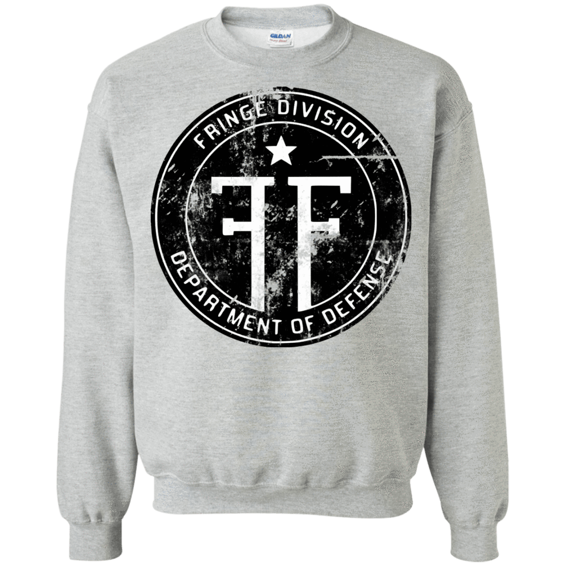 Sweatshirts Sport Grey / Small Fringe Logo Vintage Crewneck Sweatshirt