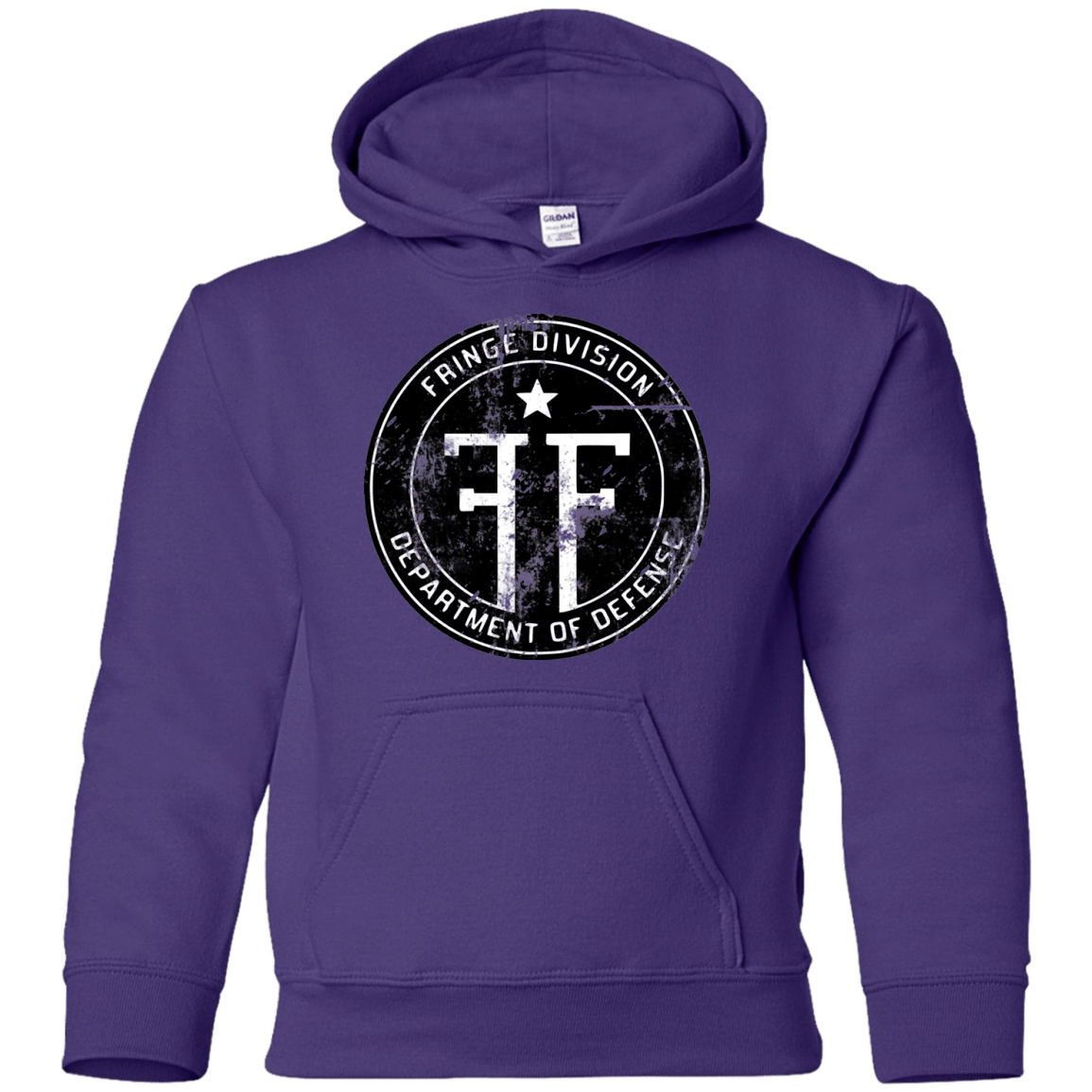 Sweatshirts Purple / YS Fringe Logo Vintage Youth Hoodie