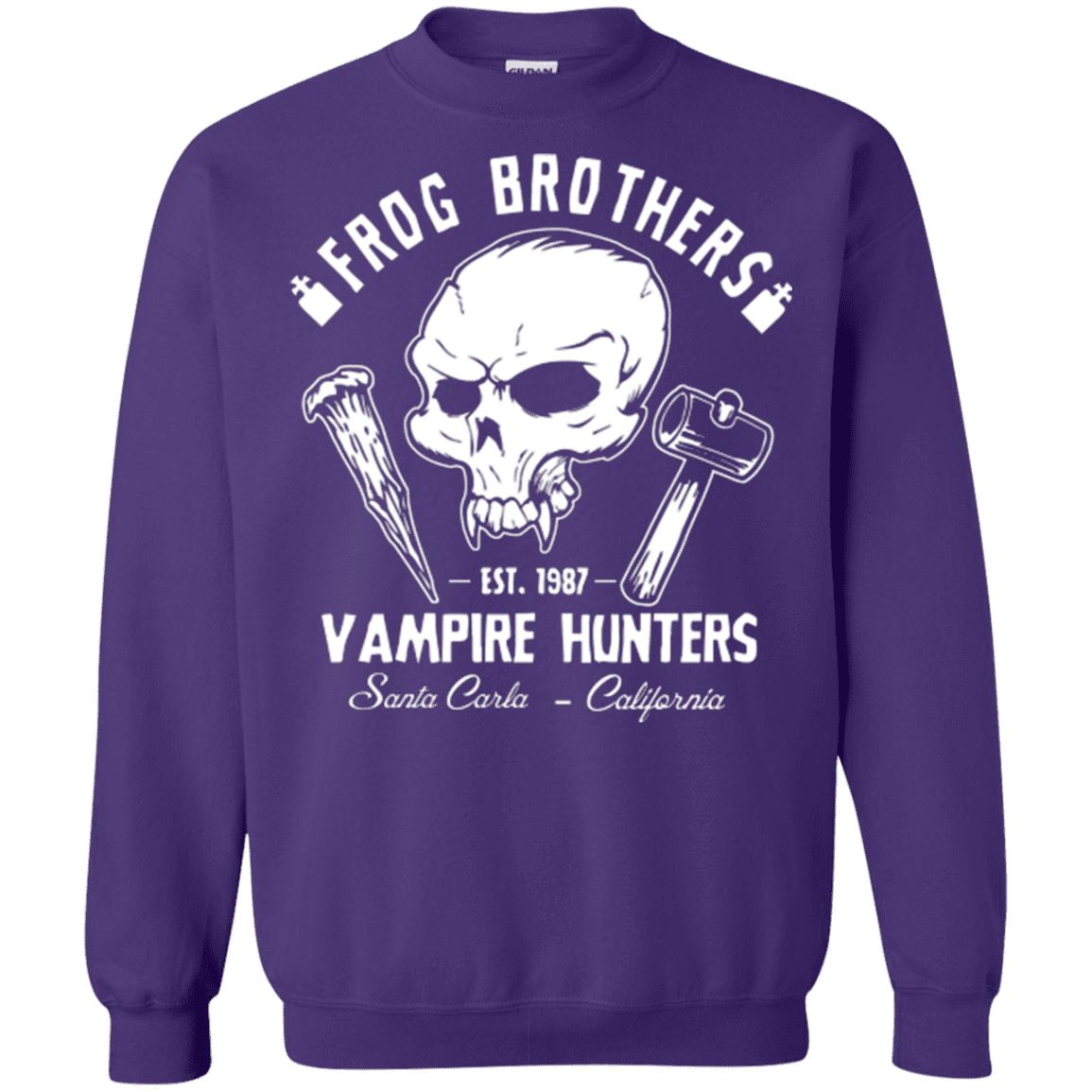 Sweatshirts Purple / Small Frog Brothers Vampire Hunters Crewneck Sweatshirt