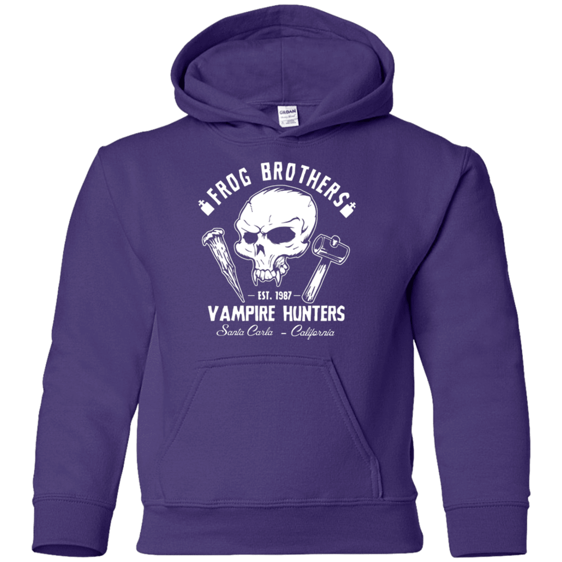 Sweatshirts Purple / YS Frog Brothers Vampire Hunters Youth Hoodie