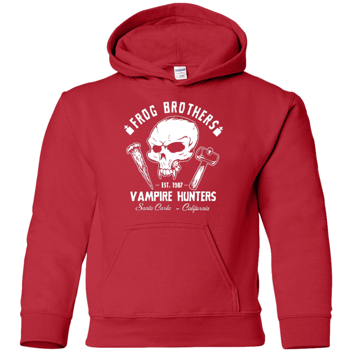 Sweatshirts Red / YS Frog Brothers Vampire Hunters Youth Hoodie