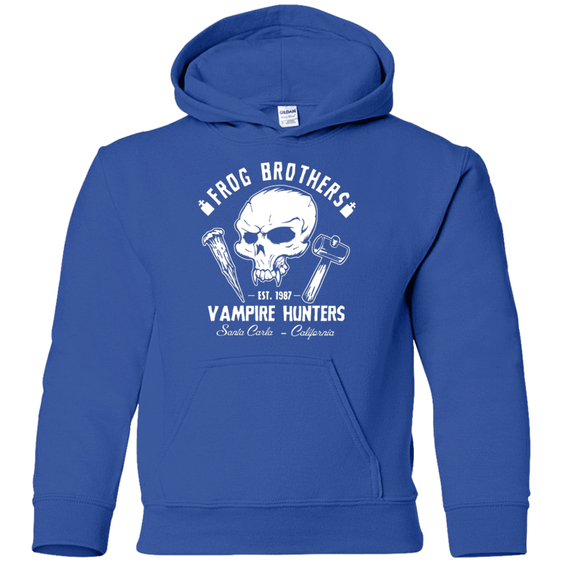 Sweatshirts Royal / YS Frog Brothers Vampire Hunters Youth Hoodie