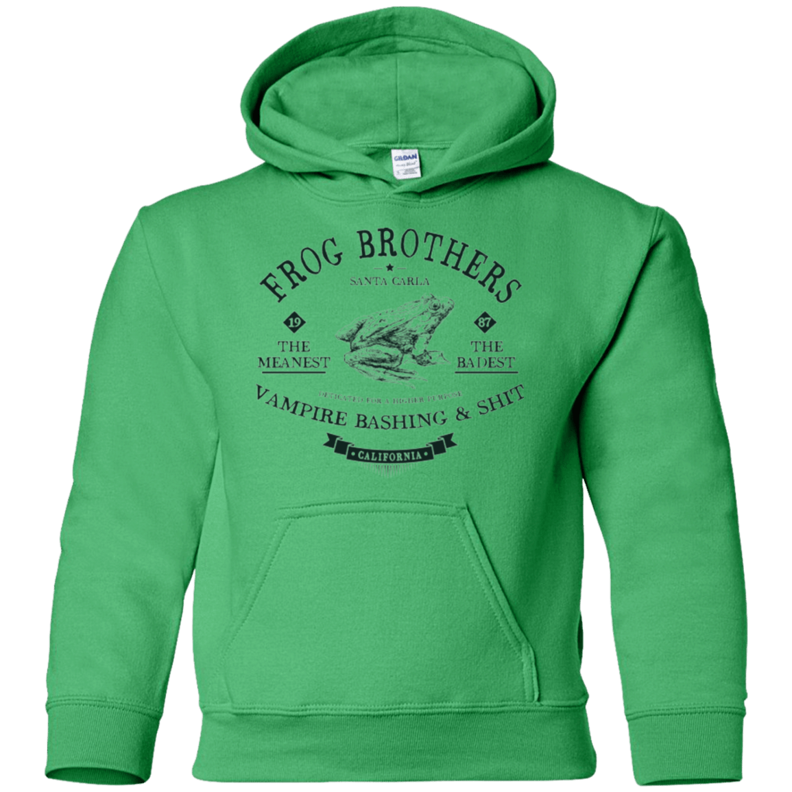 Sweatshirts Irish Green / YS Frog Brothers Youth Hoodie