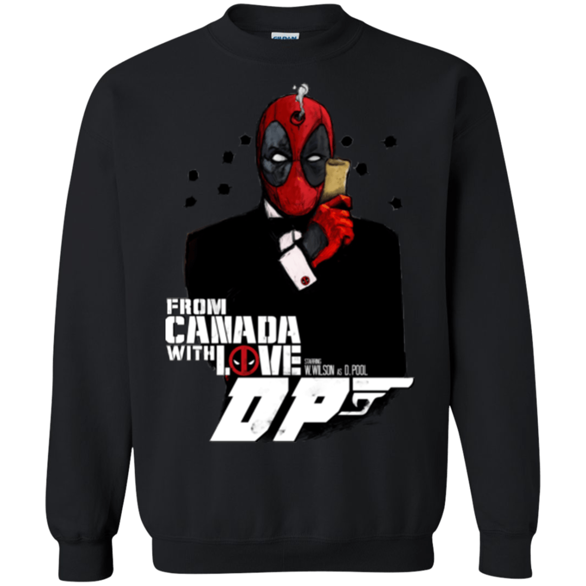 Sweatshirts Black / Small From Canada with Love Crewneck Sweatshirt