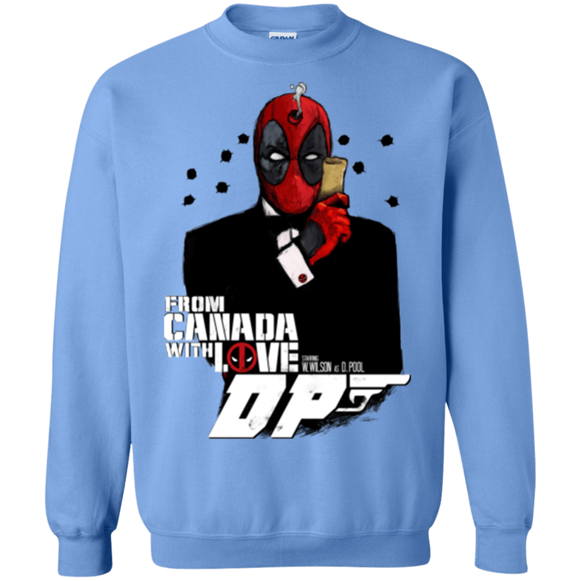 Sweatshirts Carolina Blue / Small From Canada with Love Crewneck Sweatshirt