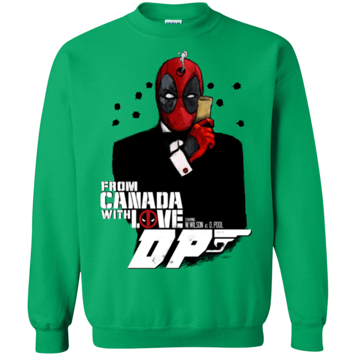 Sweatshirts Irish Green / Small From Canada with Love Crewneck Sweatshirt
