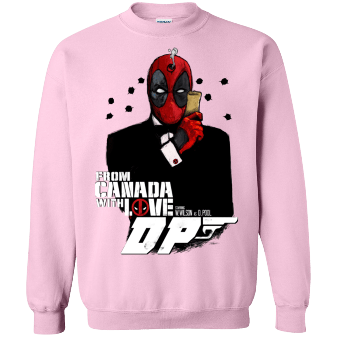 Sweatshirts Light Pink / Small From Canada with Love Crewneck Sweatshirt