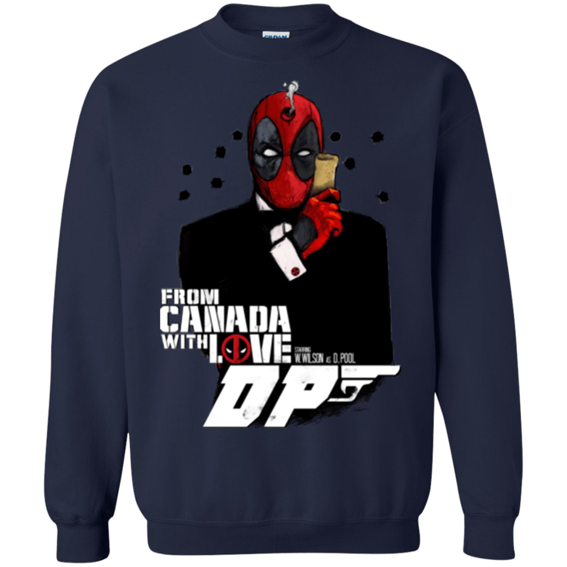 Sweatshirts Navy / Small From Canada with Love Crewneck Sweatshirt