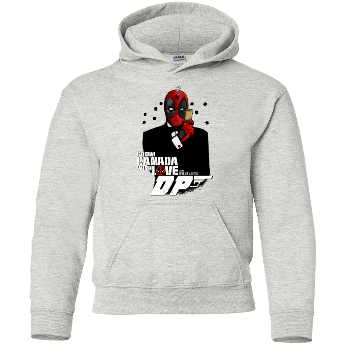 Sweatshirts Ash / YS From Canada with Love Youth Hoodie