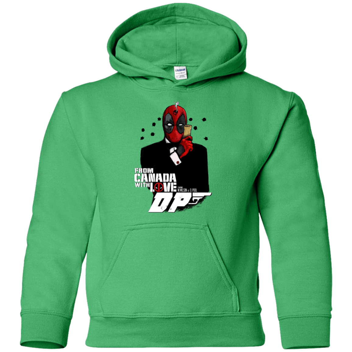 Sweatshirts Irish Green / YS From Canada with Love Youth Hoodie