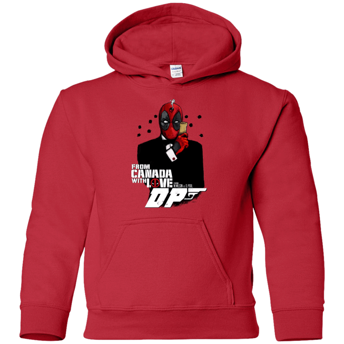 Sweatshirts Red / YS From Canada with Love Youth Hoodie