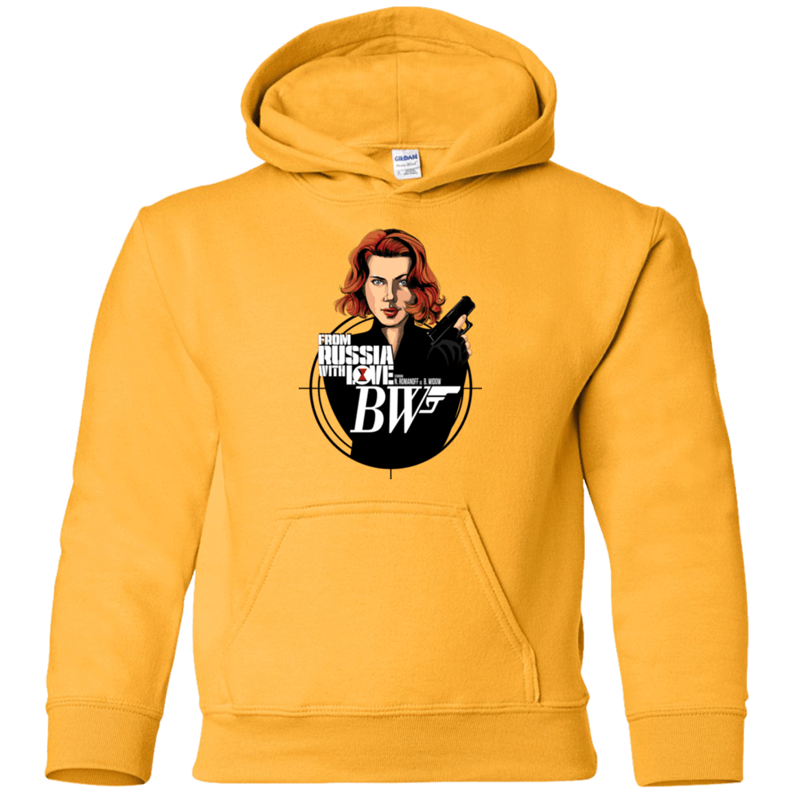 Sweatshirts Gold / YS From Russia with Love Youth Hoodie