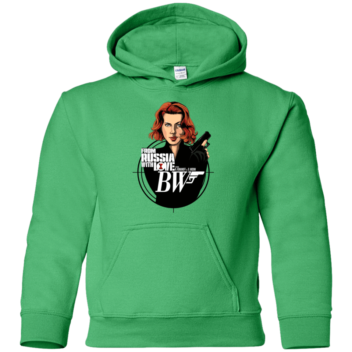 Sweatshirts Irish Green / YS From Russia with Love Youth Hoodie