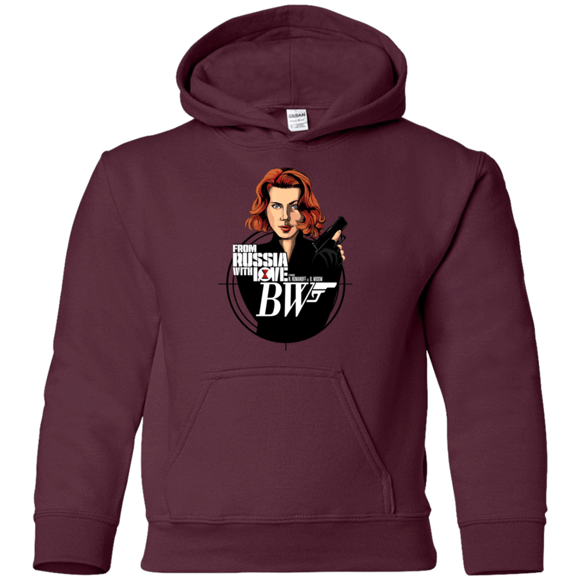 Sweatshirts Maroon / YS From Russia with Love Youth Hoodie