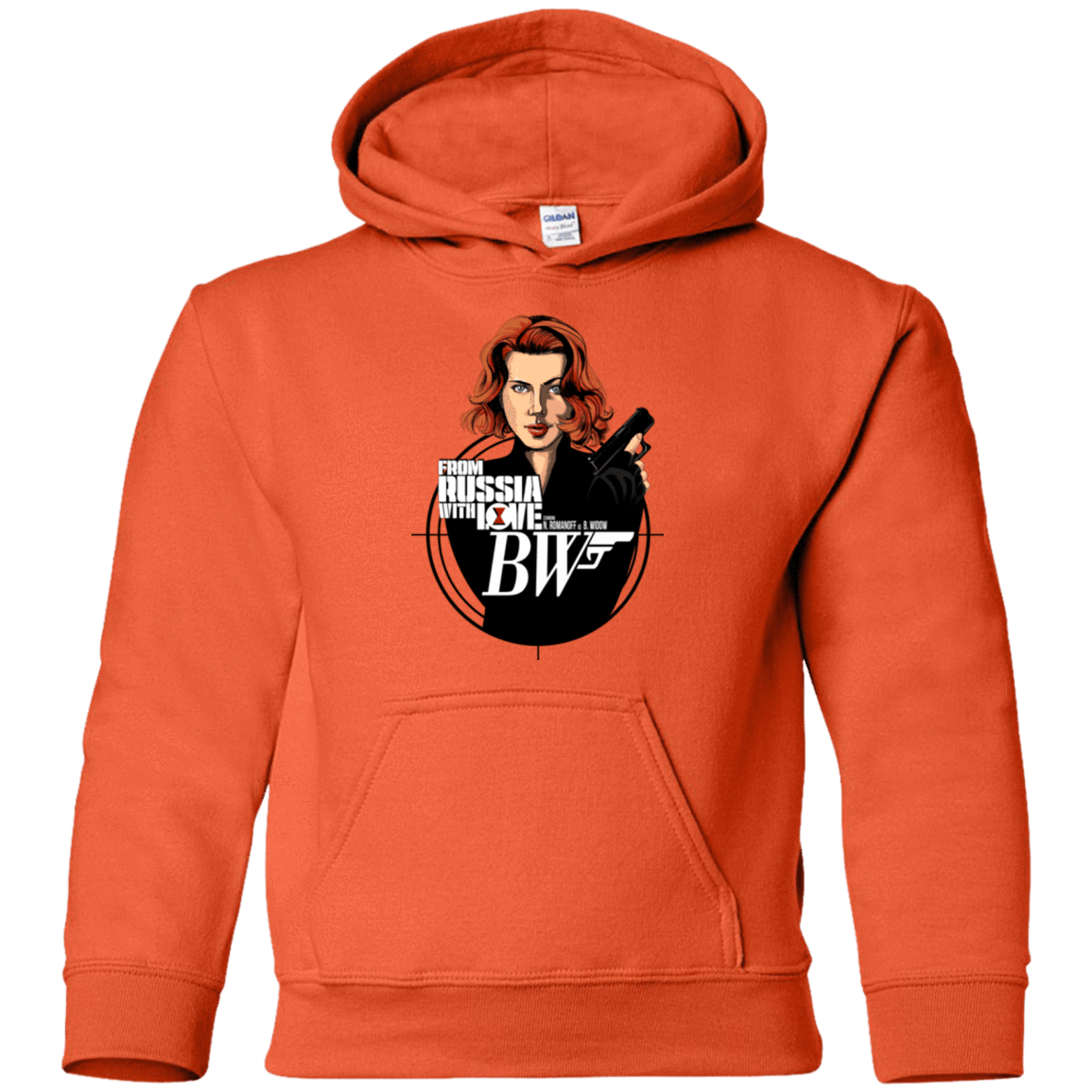 Sweatshirts Orange / YS From Russia with Love Youth Hoodie