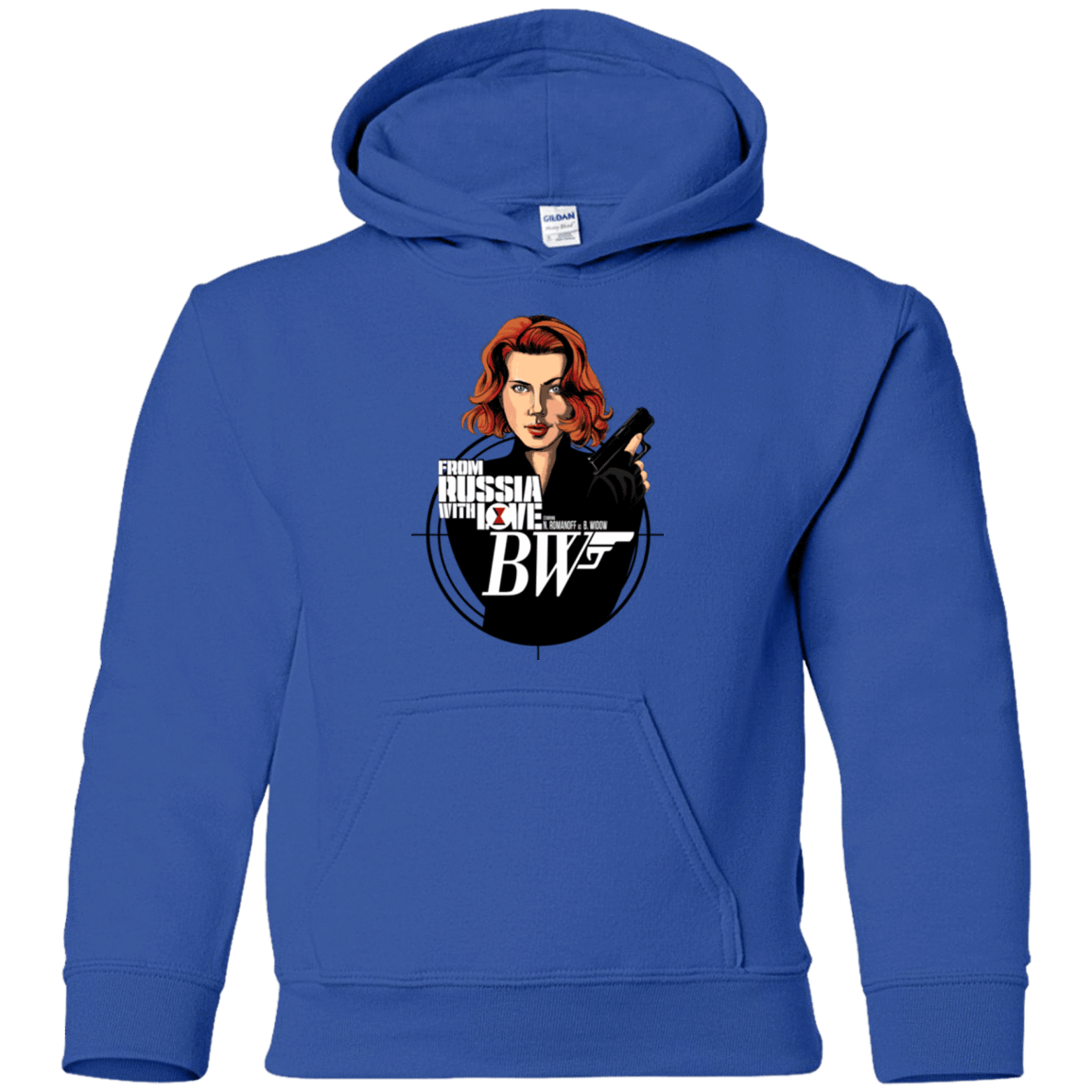 Sweatshirts Royal / YS From Russia with Love Youth Hoodie