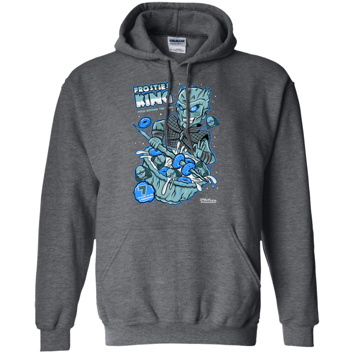 Sweatshirts Dark Heather / S Frostie's King Pullover Hoodie