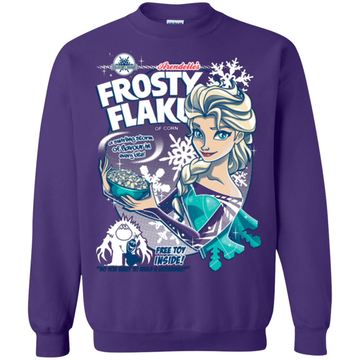 Sweatshirts Purple / Small Frosty Flakes Crewneck Sweatshirt