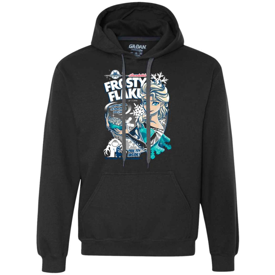 Sweatshirts Black / Small Frosty Flakes Premium Fleece Hoodie