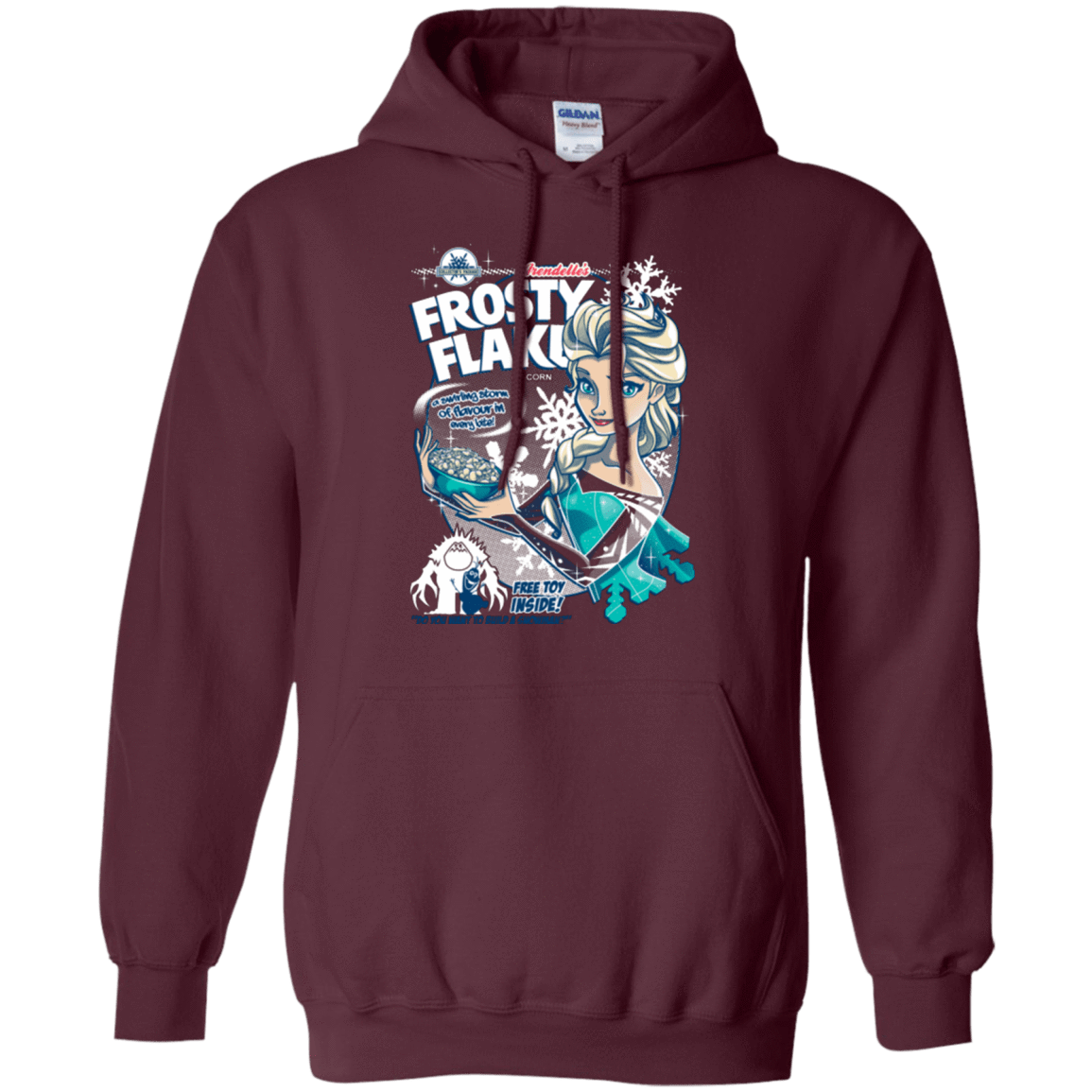 Sweatshirts Maroon / Small Frosty Flakes Pullover Hoodie